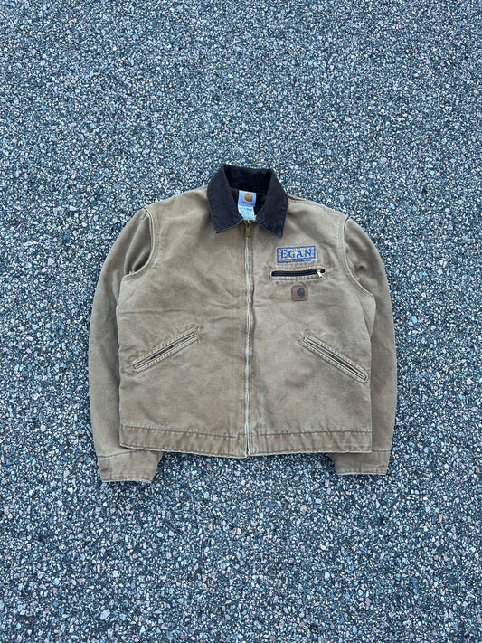 褪色棕色 Carhartt 底特律夹克 - 中号