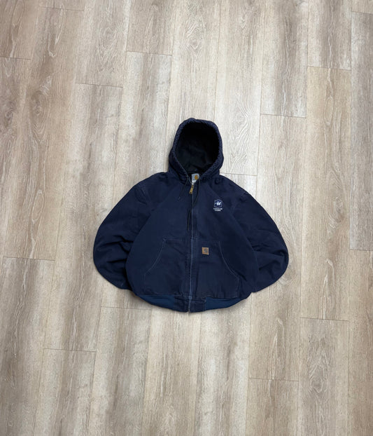 Faded Midnight Blue Carhartt Active Jacket - Medium