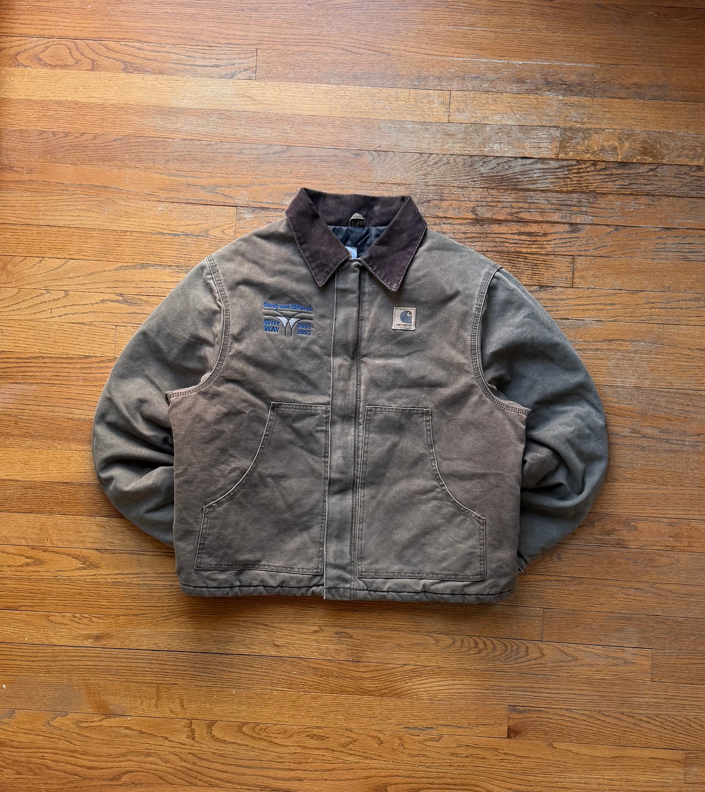 Faded Chestnut Brown Carhartt Arctic Jacket - Boxy Large