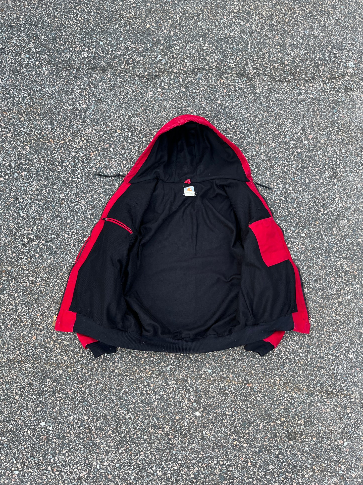 Faded Strawberry Red Carhartt Active Jacket - Boxy Medium