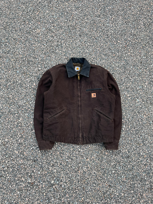 褪色棕色 Carhartt 底特律夹克 - 中号