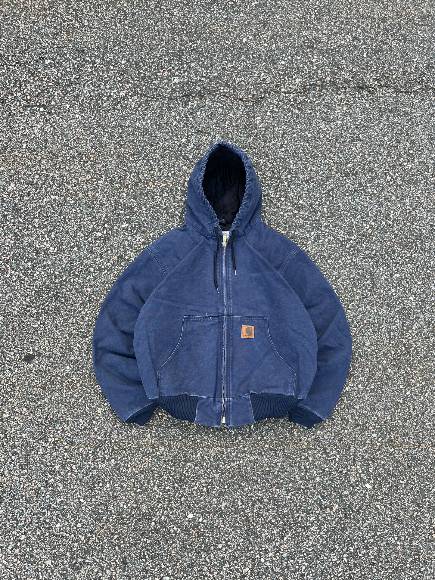 Faded Blue Carhartt Active Jacket - Boxy M-L