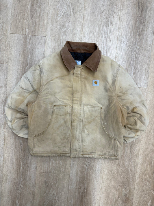 Faded Brown Carhartt Arctic Jacket - Boxy M-L