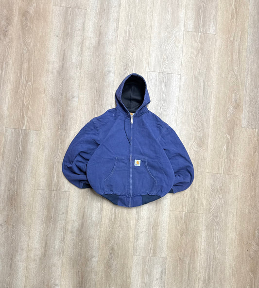 Faded Blue Carhartt Active Jacket - Medium
