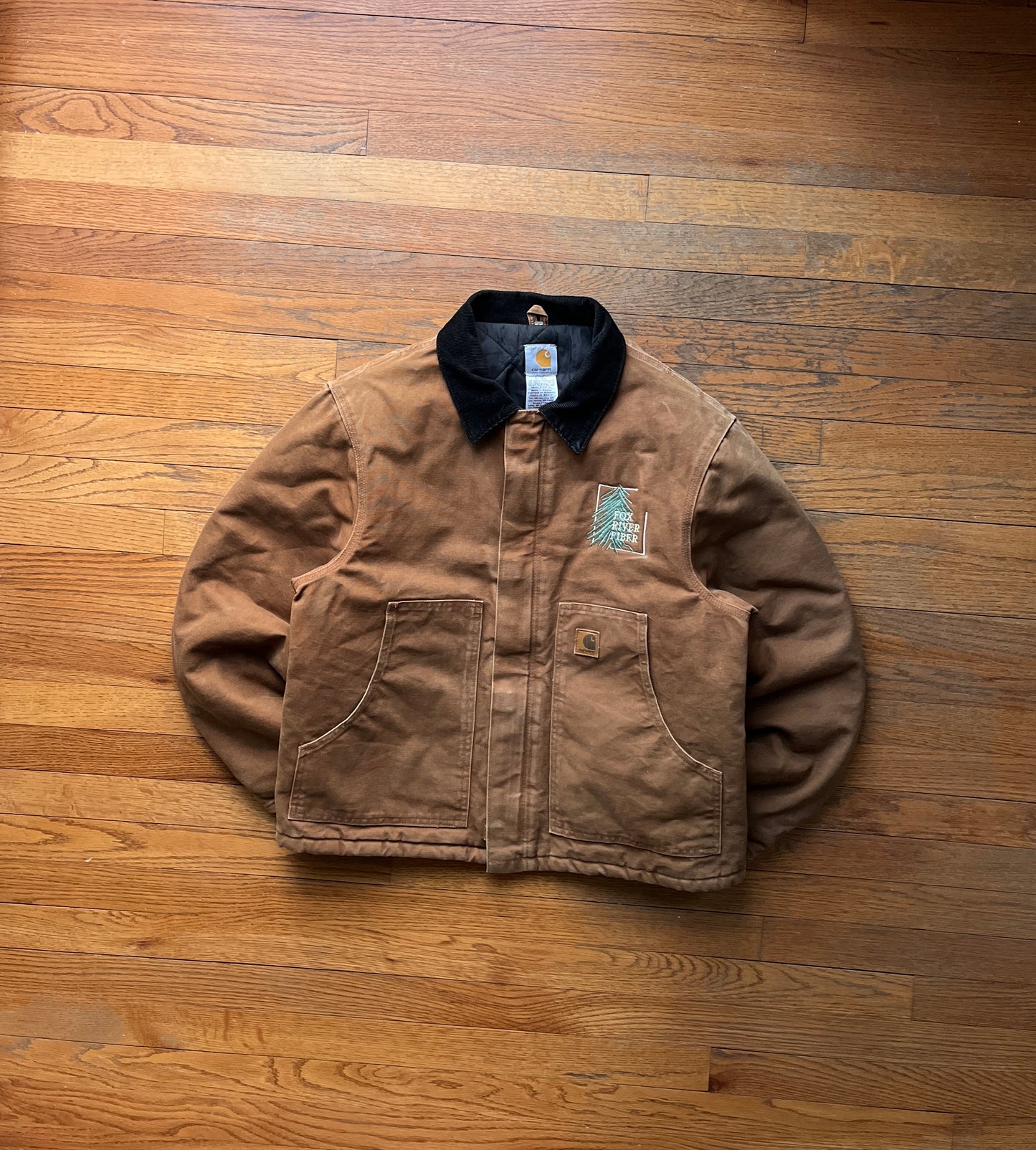 Faded Brown Carhartt Arctic Jacket - Fits M-L