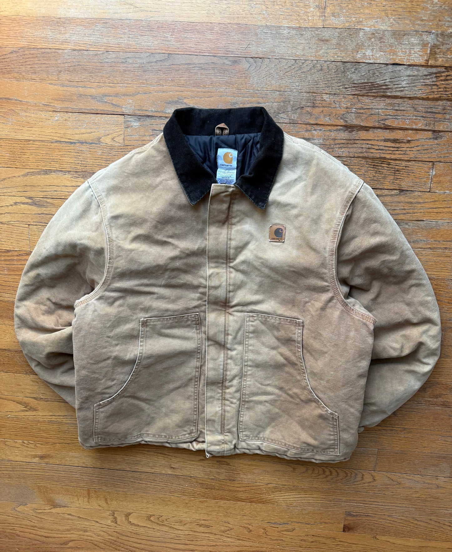 Faded Brown Carhartt Arctic Jacket - Boxy Large