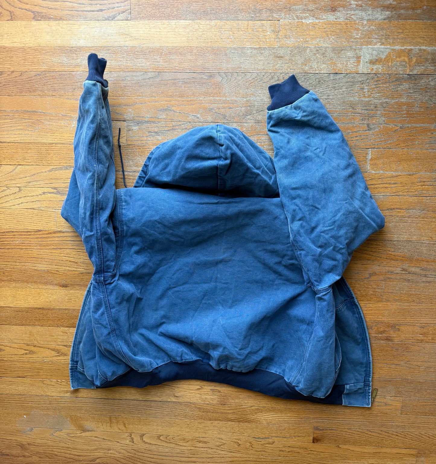 Faded Blue Carhartt Active Jacket - Medium