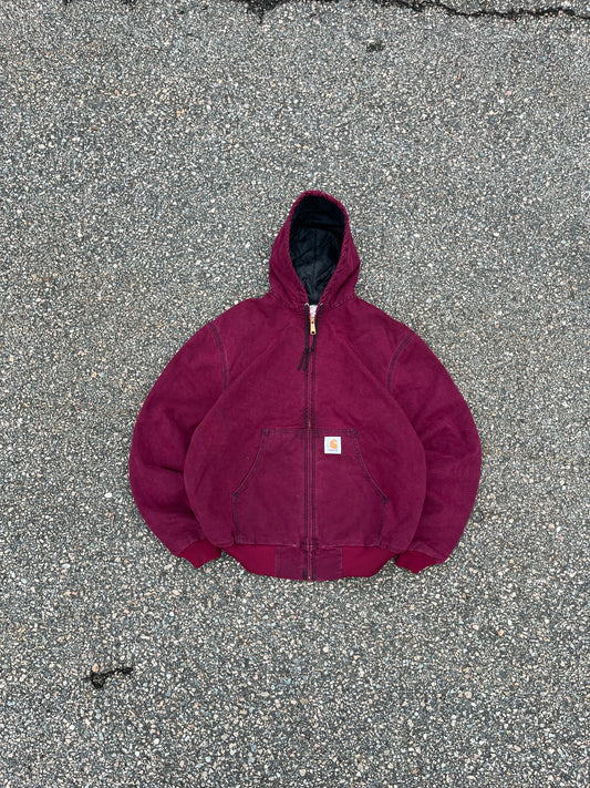 Faded Ruby Carhartt Active Jacket - Large