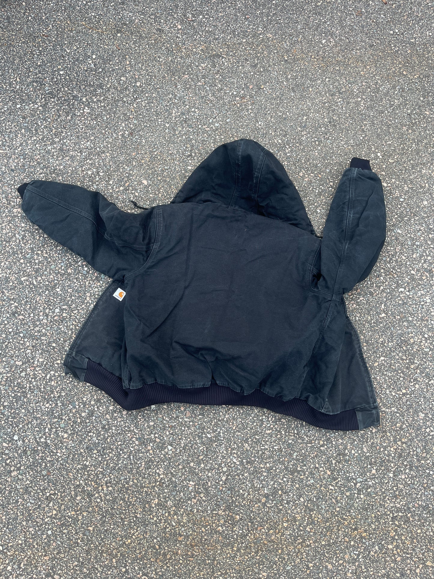 Faded Black Carhartt Active Jacket - Large