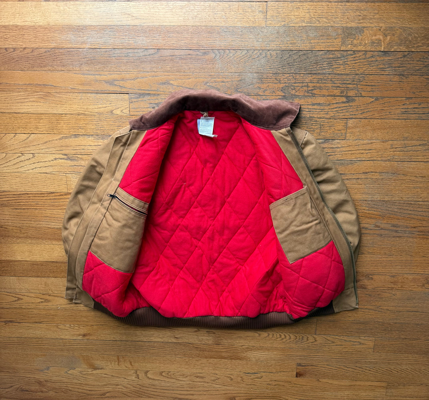 Faded Brown Carhartt Santa Fe Jacket - Medium