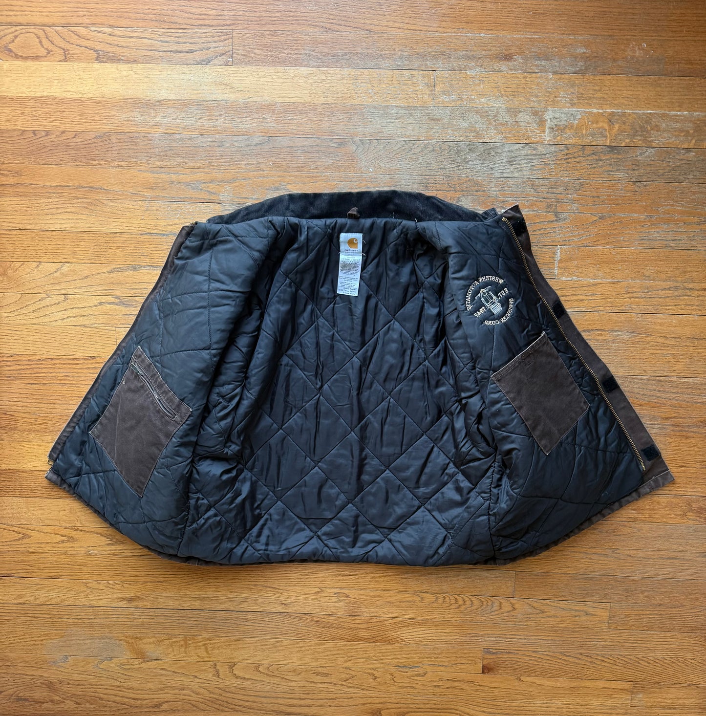 Faded Dark Brown Carhartt Arctic Jacket - XL