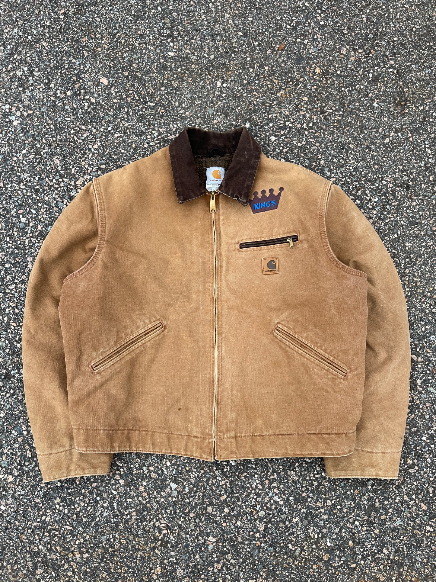 Faded Brown Carhartt Detroit Jacket - Medium