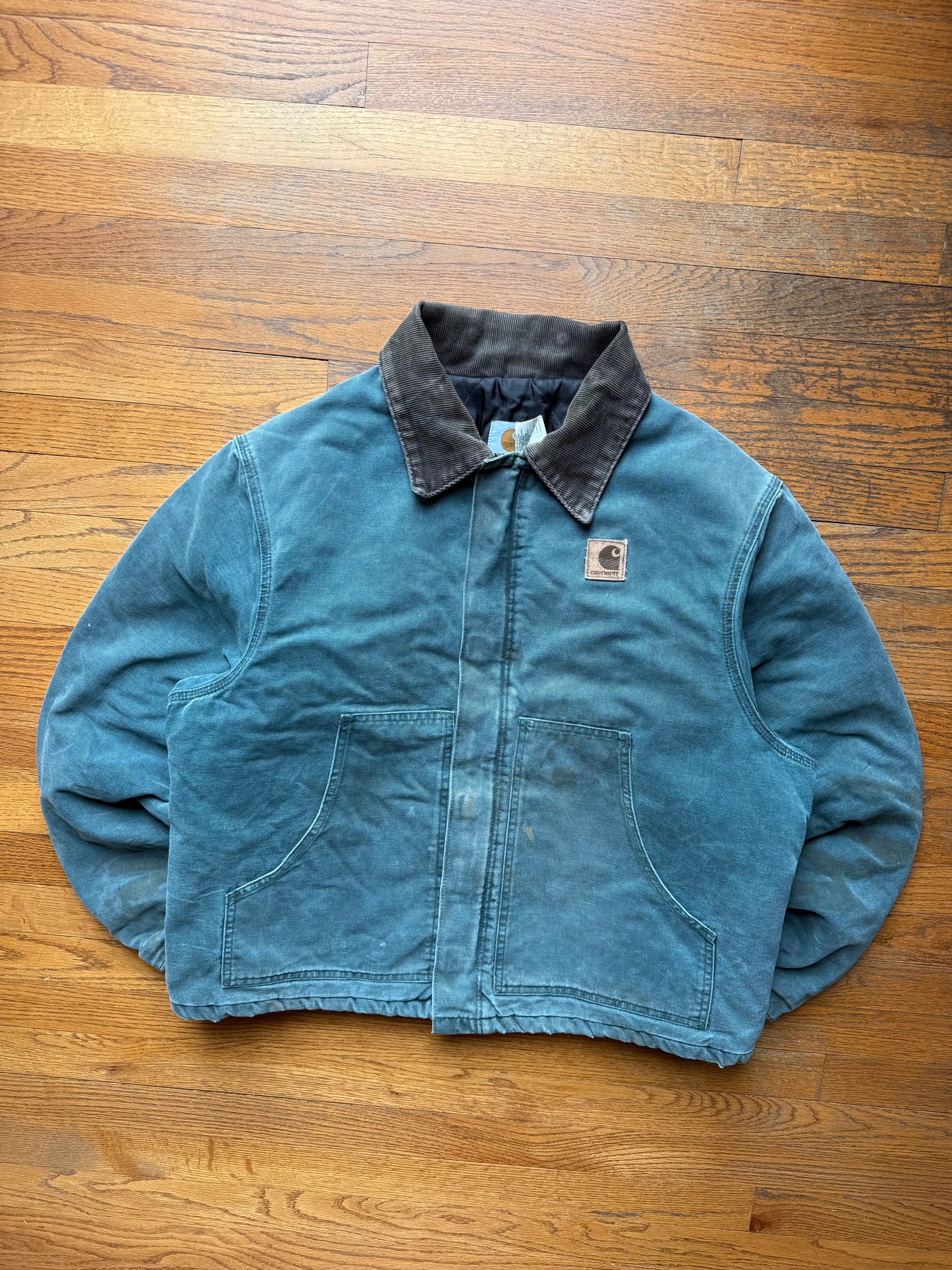 Faded Hunter Green Carhartt Arctic Jacket - Boxy Large
