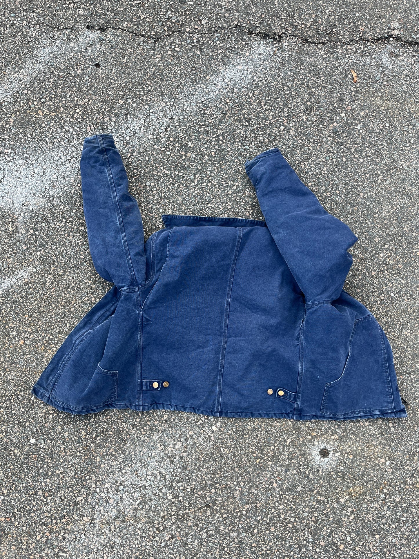 Faded Navy Blue Carhartt Arctic Jacket - Medium