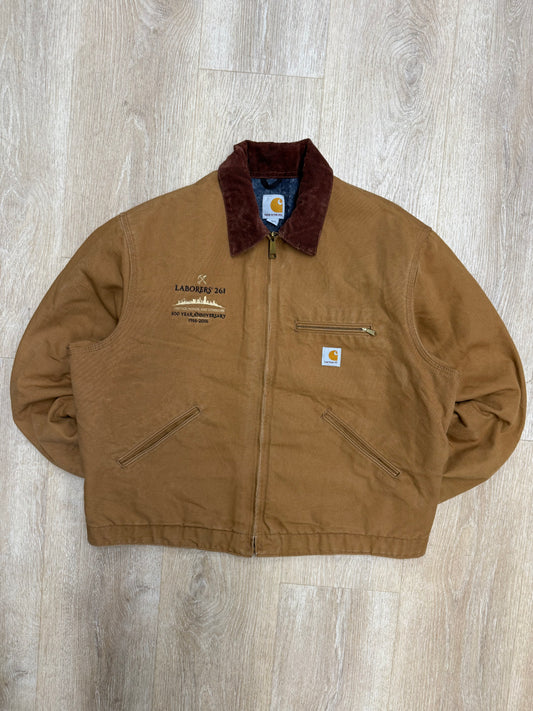Faded Brown Carhartt Detroit Jacket - XL
