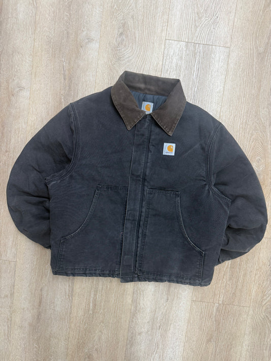 Faded Black Carhartt Arctic Jacket - Large