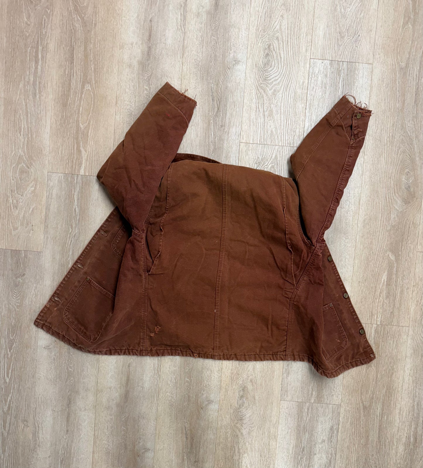 Faded Clay Red Carhartt Chore Jacket - Large