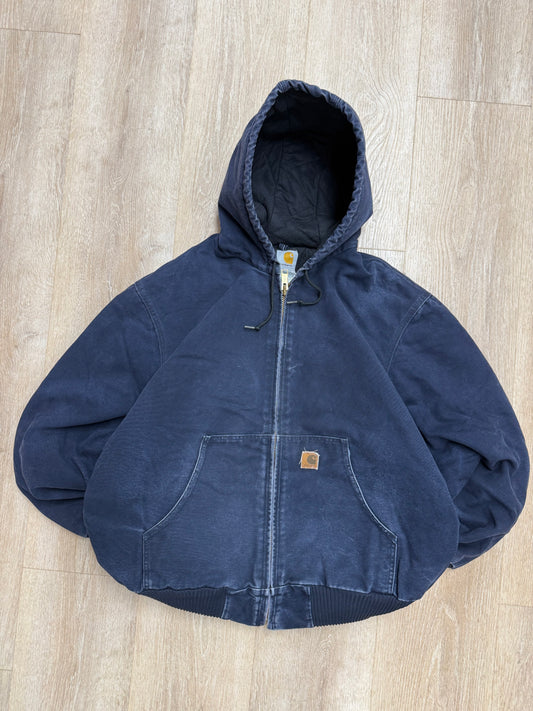 Faded Midnight Blue Carhartt Active Jacket - XL