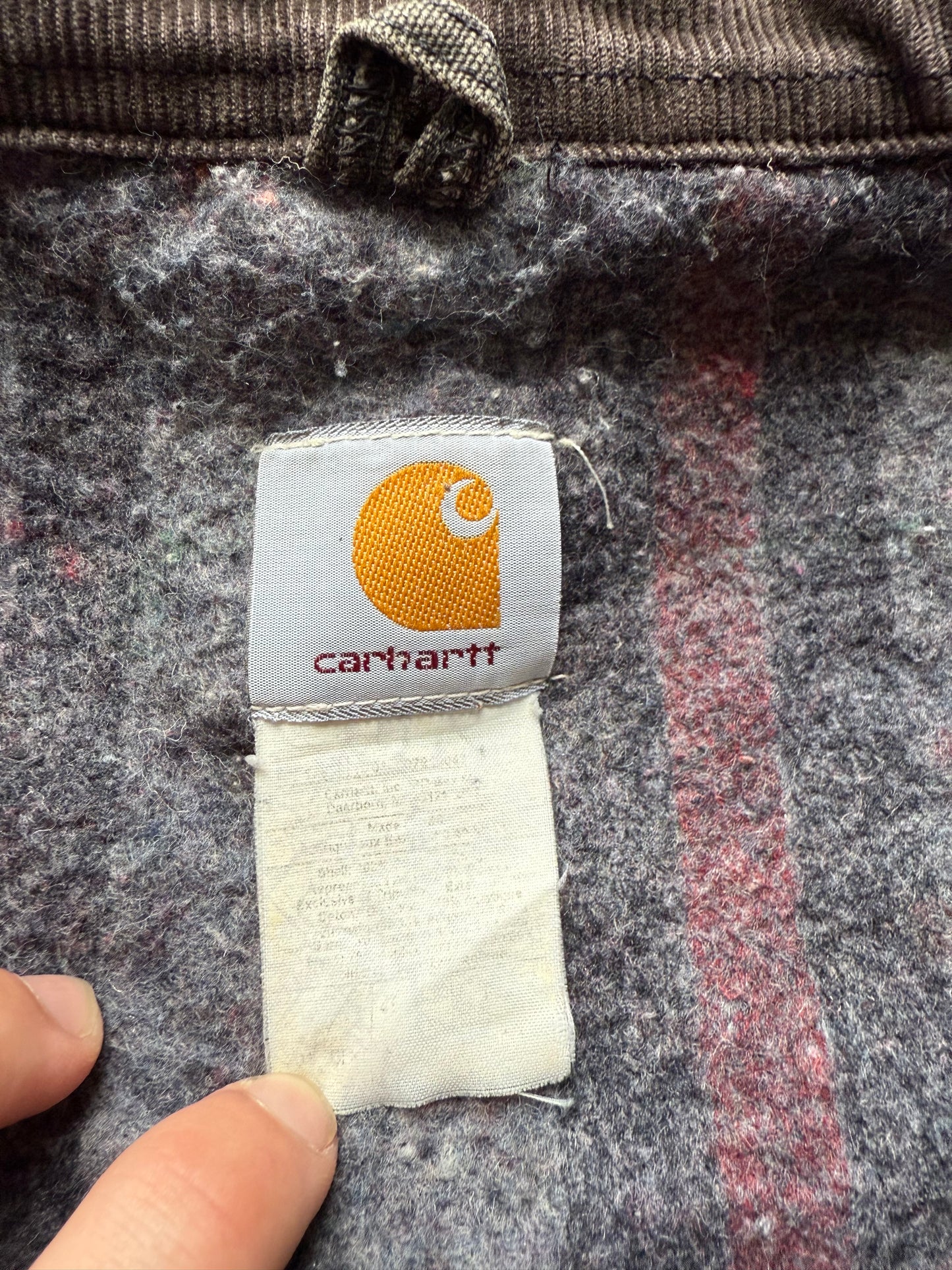 Faded Black Carhartt Detroit Jacket - Large