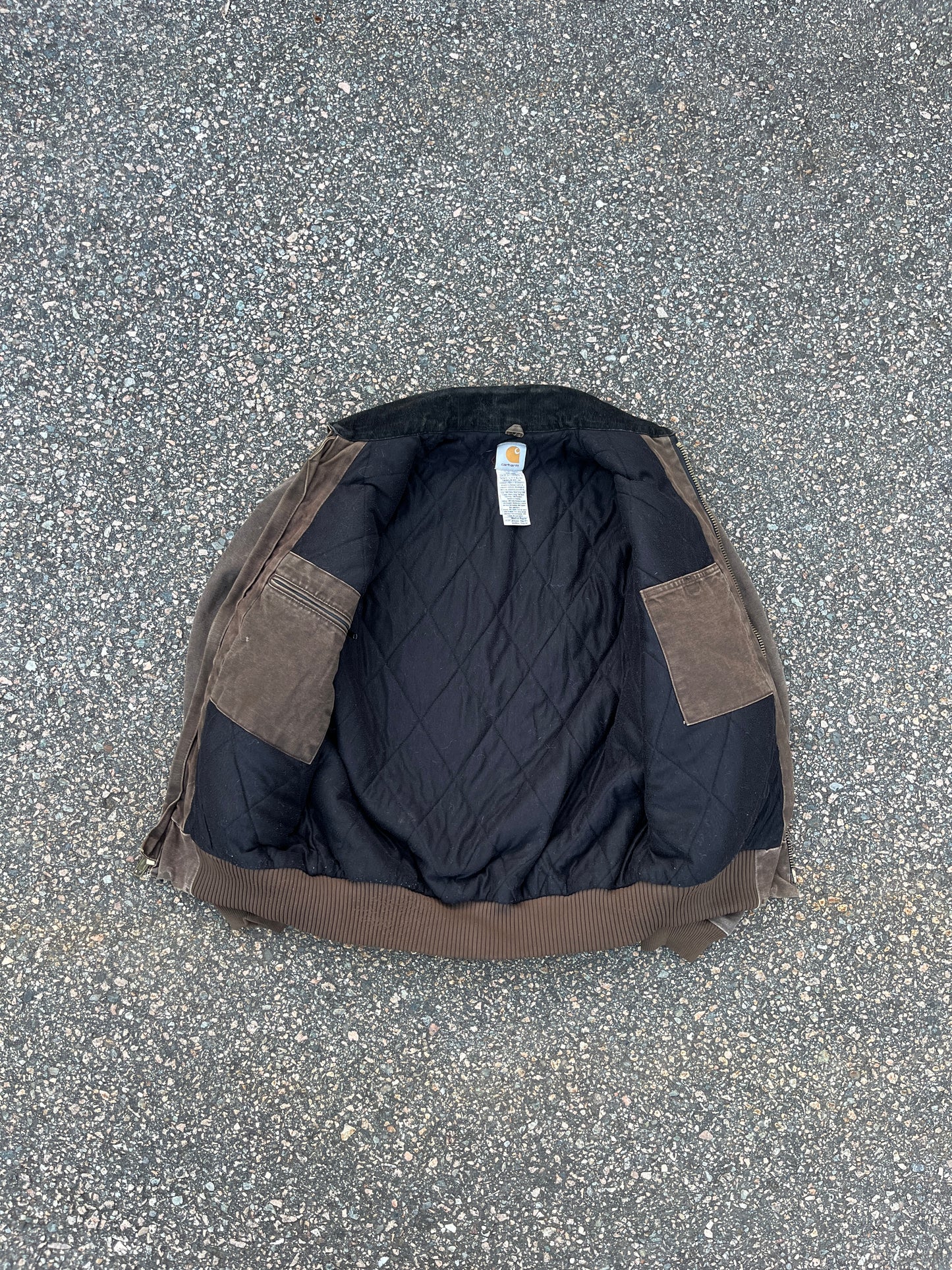 褪色栗棕色 Carhartt Santa Fe 夹克 - 中号