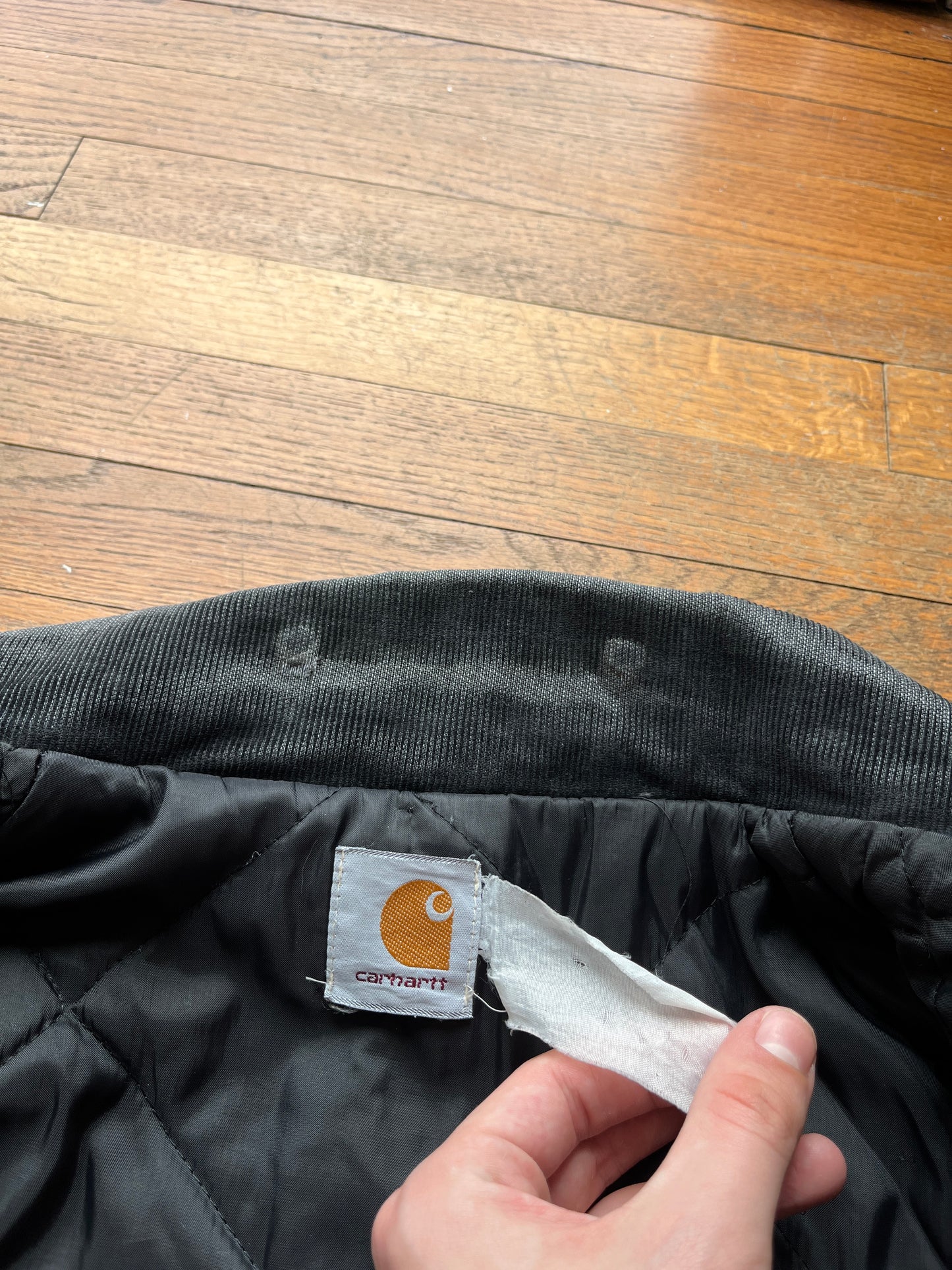 Faded Black Carhartt Arctic Jacket - Medium