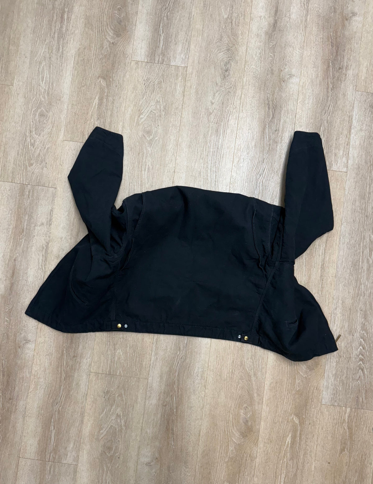 Faded Black Carhartt Detroit Jacket - Boxy L-XL