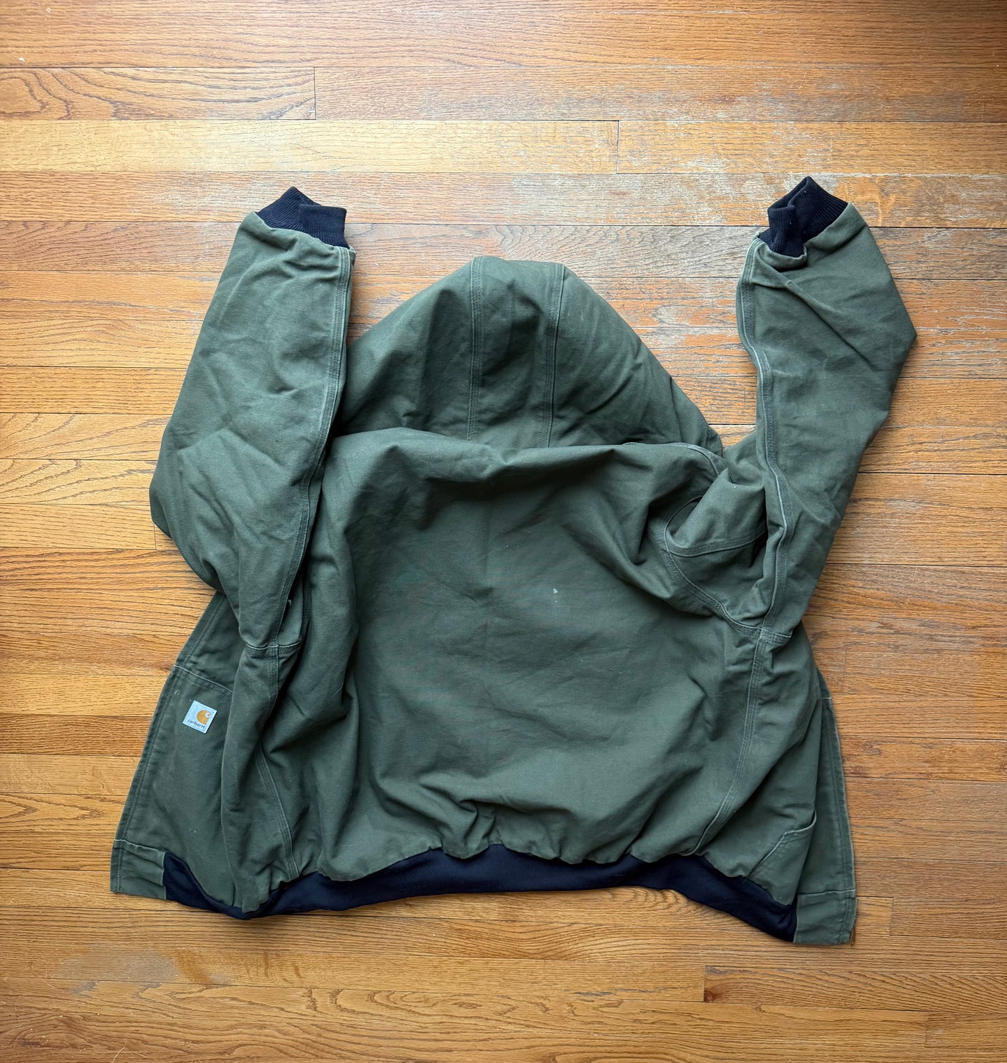 Faded Olive Green Carhartt Active Jacket - XL