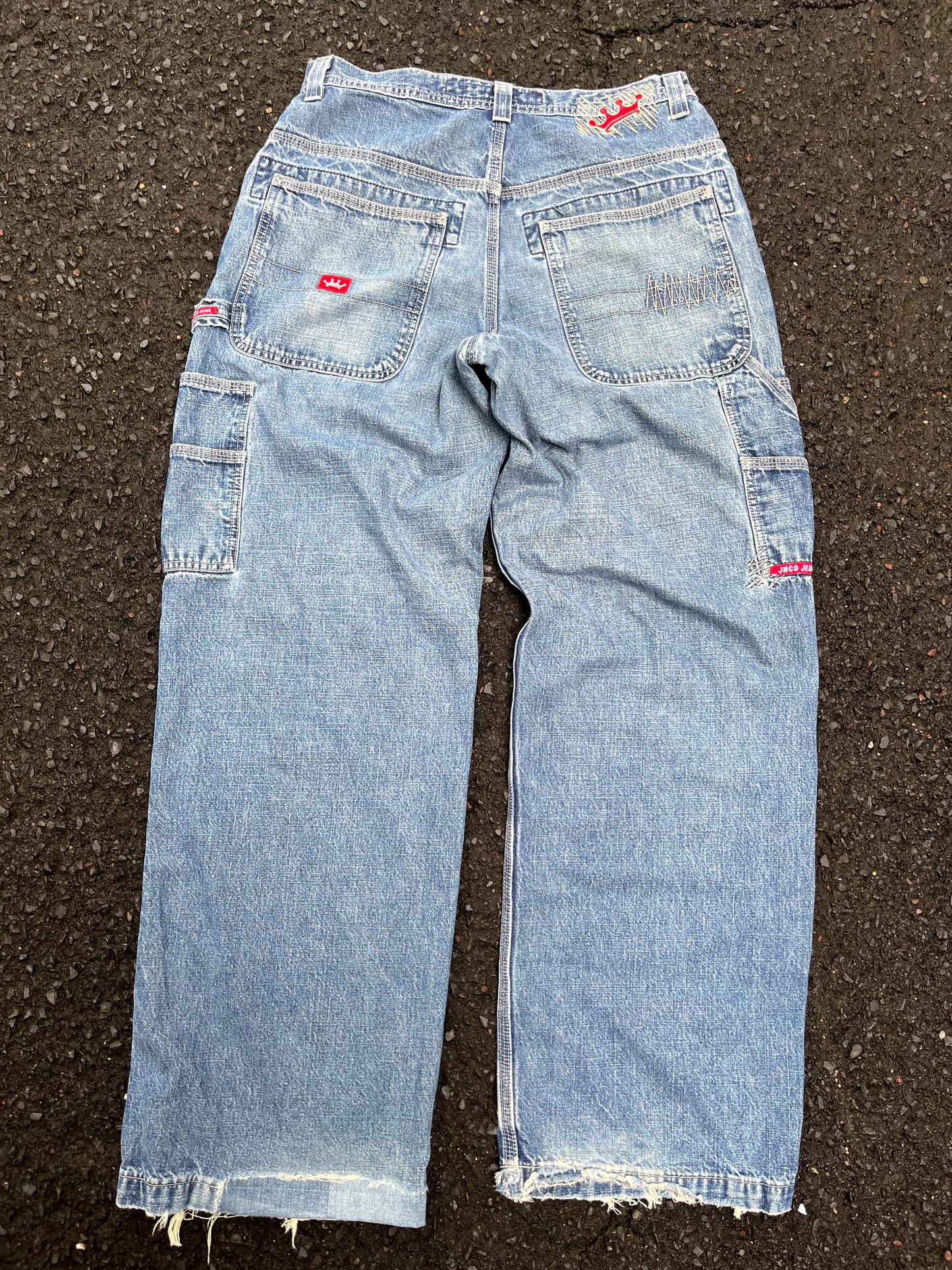 ヴィンテージ フェード Jnco トライバル カーペンター グレイル - 33.5 x 33