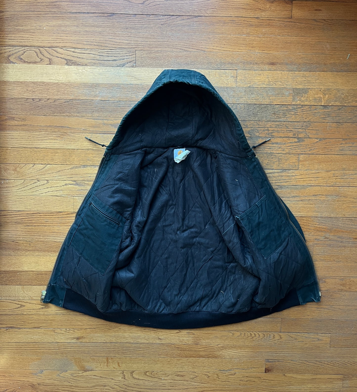 Faded Black Carhartt Active Jacket - Medium