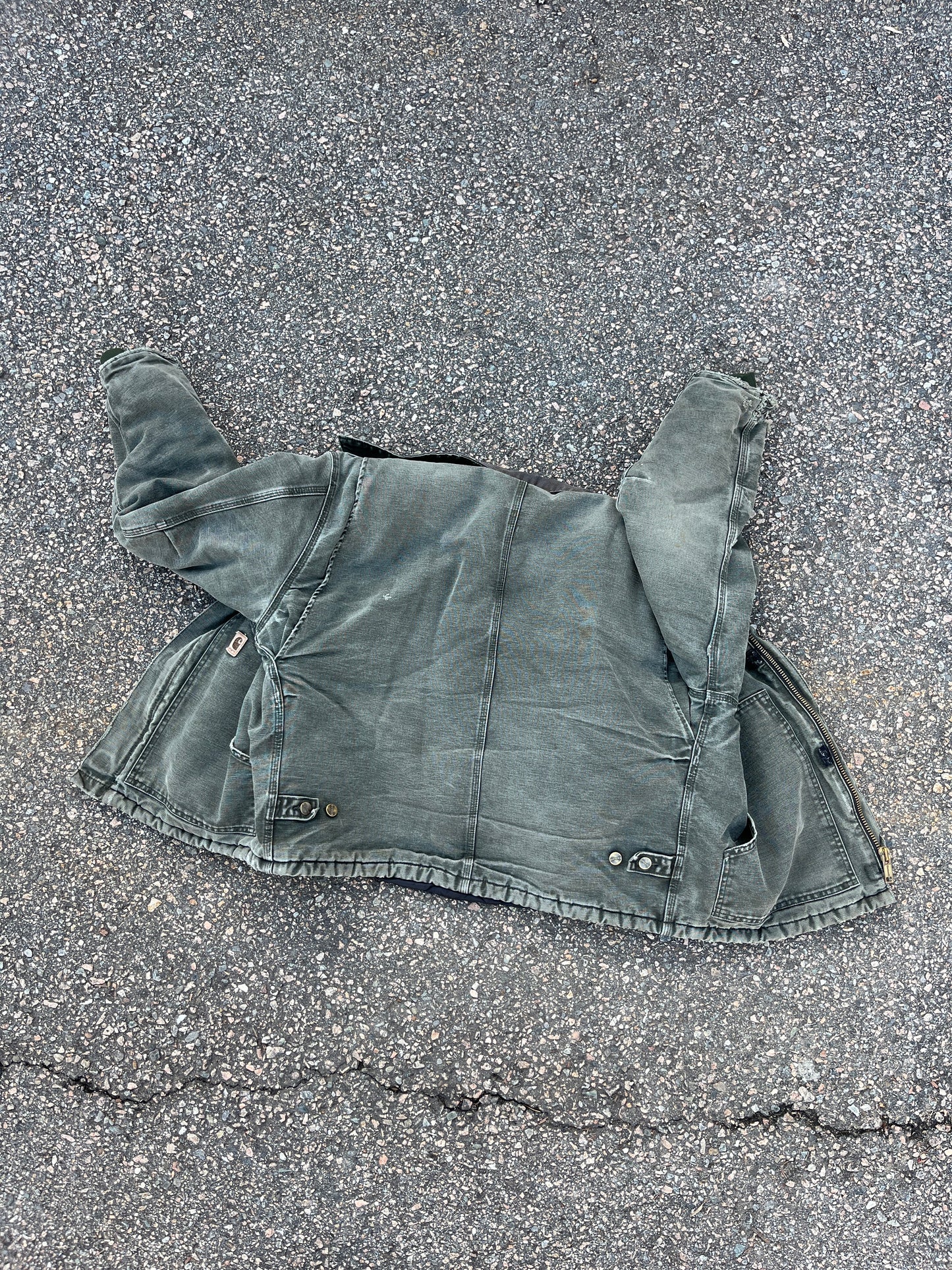 Faded Olive Green Carhartt Arctic Jacket - Medium