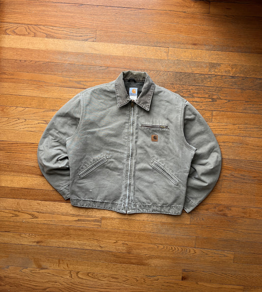 Faded Desert Sand Carhartt Detroit Jacket - Boxy M-L