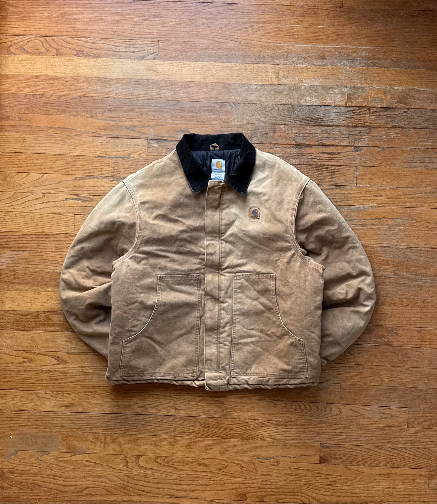 Faded Brown Carhartt Arctic Jacket - Boxy Large