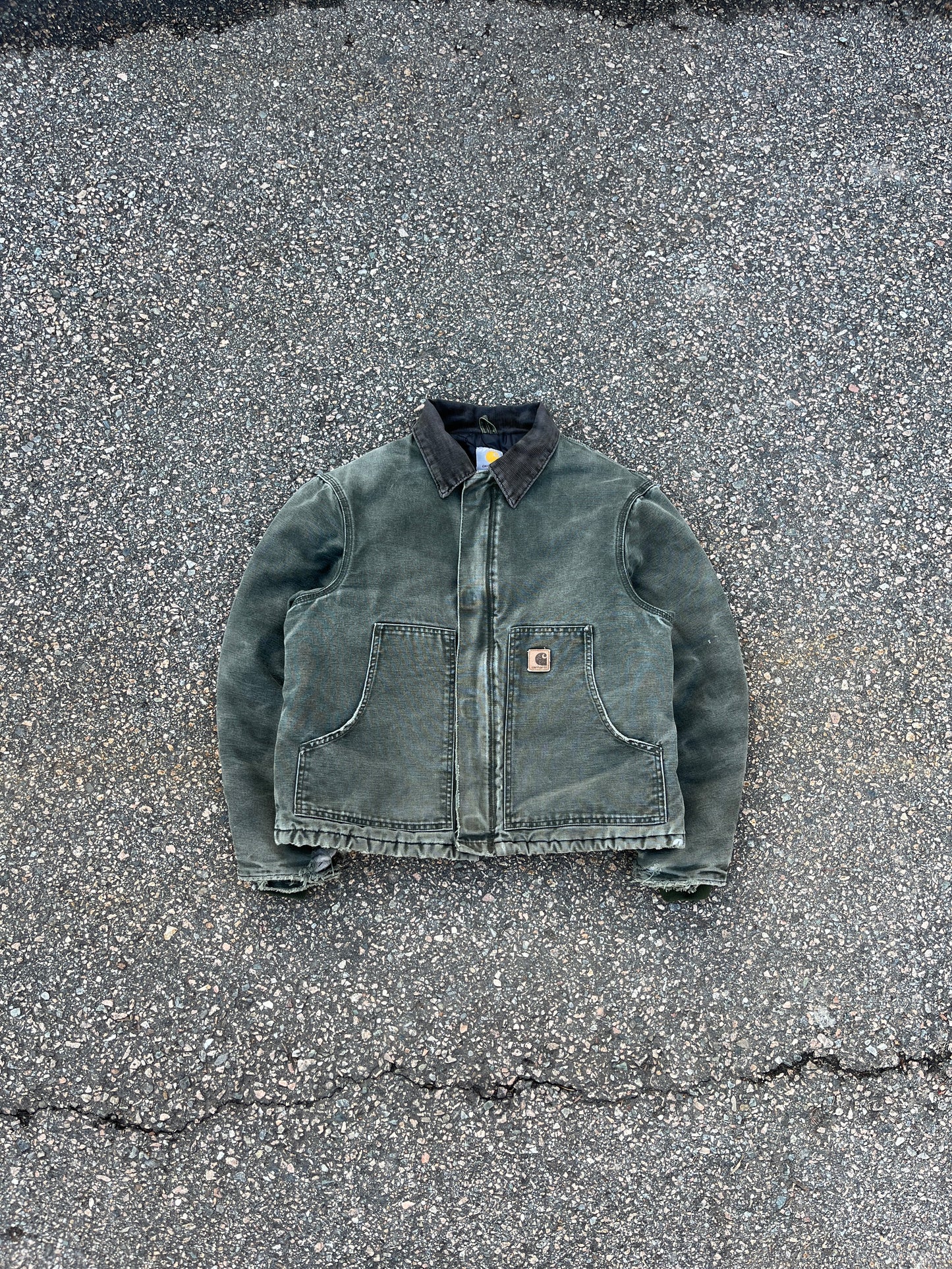 褪色橄榄绿色 Carhartt 北极夹克 - 中号