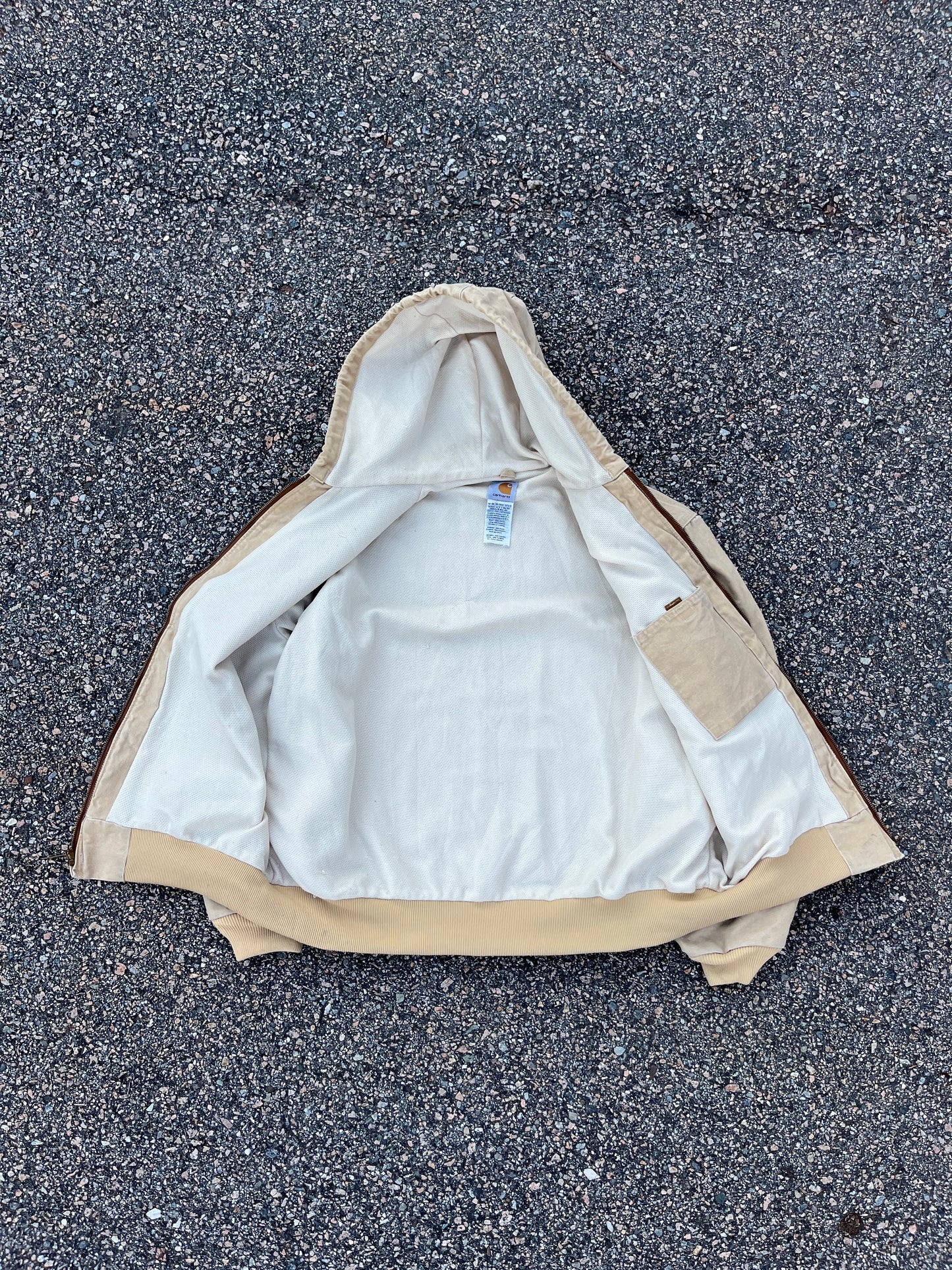 Faded Beige Carhartt Active Jacket - XL