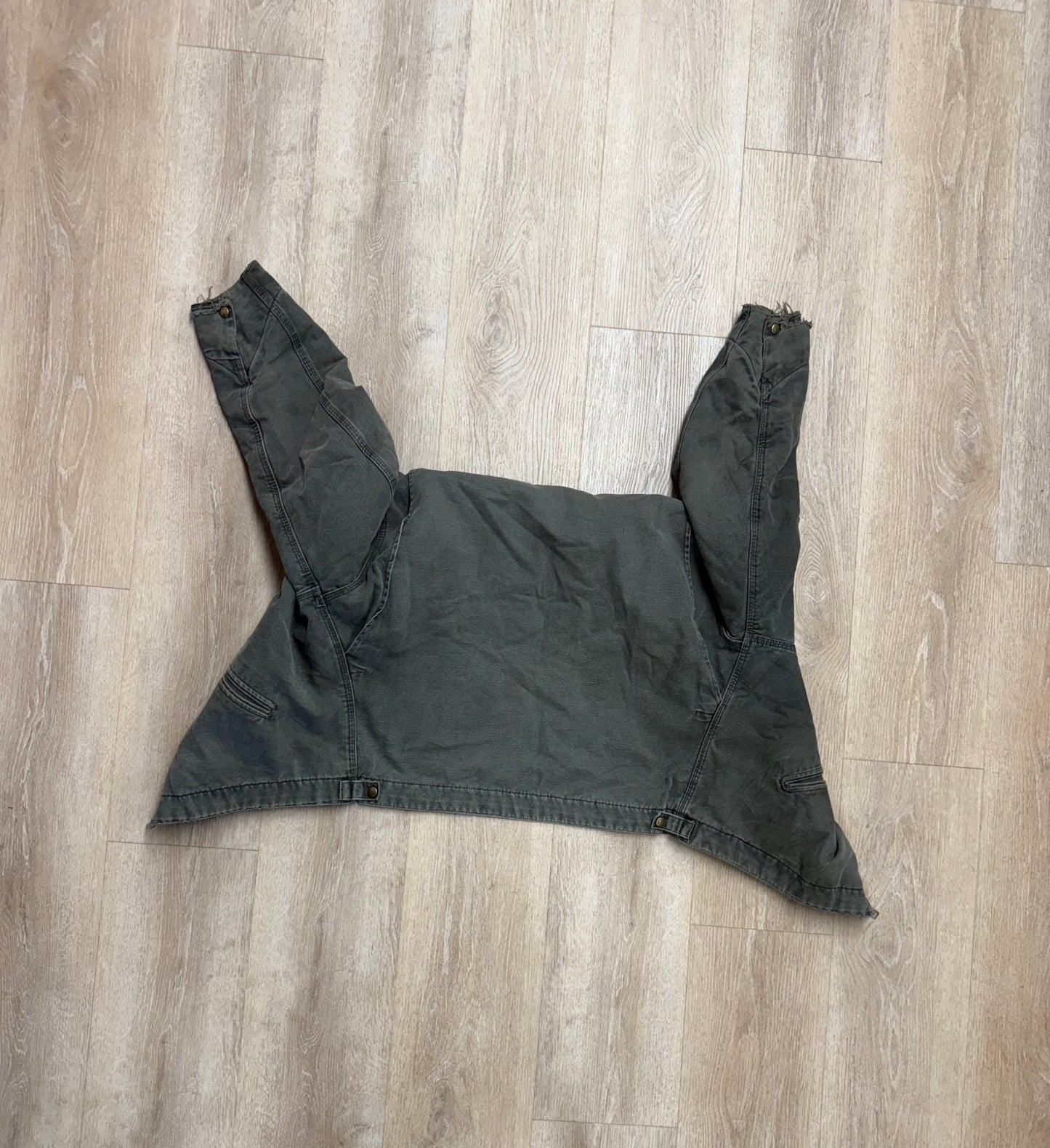 Faded Olive Green Carhartt Detroit Jacket - Boxy L-XL