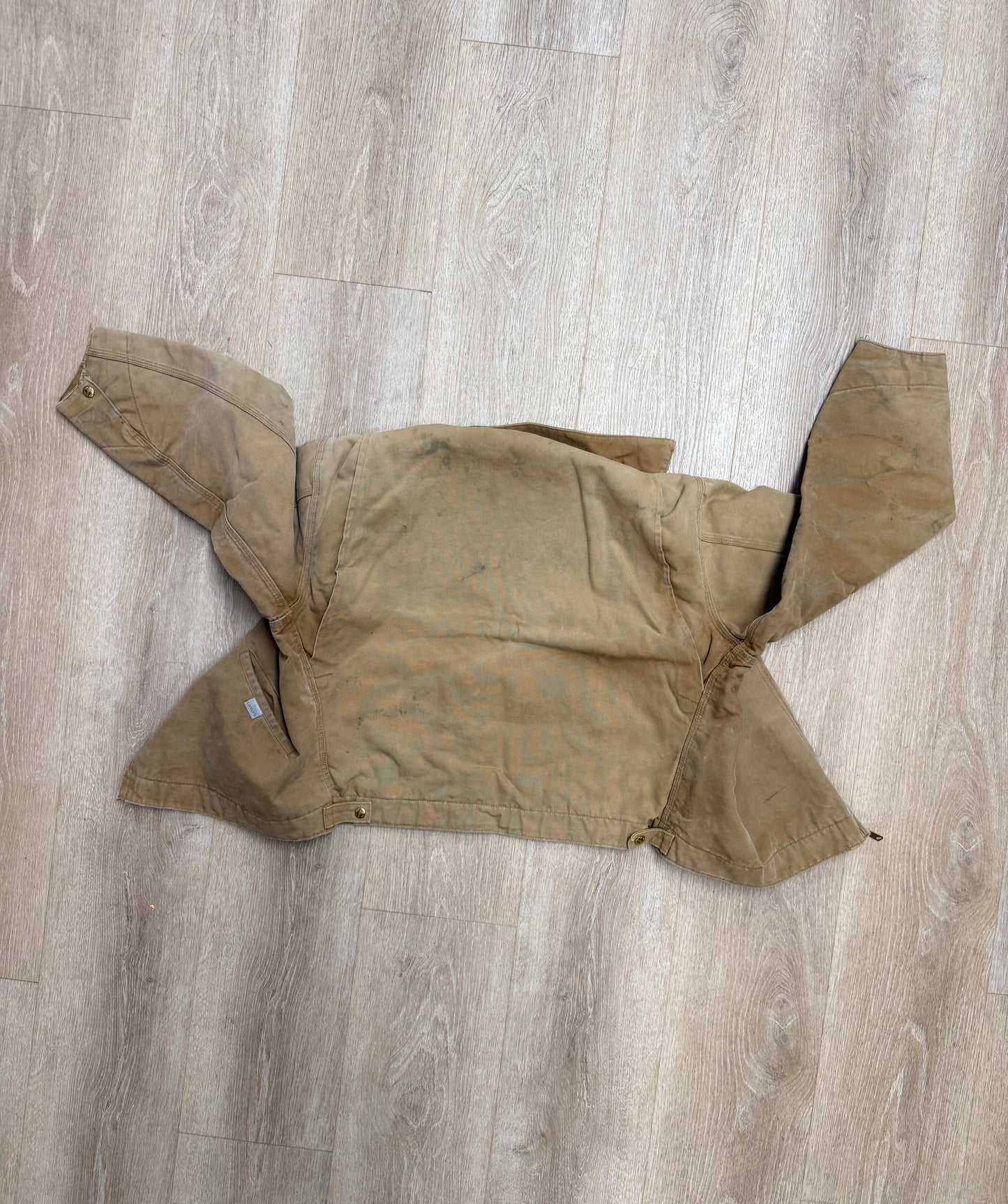 100 Year Anniversary Faded Brown Carhartt Detroit Jacket - Boxy Large