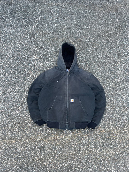 Faded Black Carhartt Active Jacket - Large