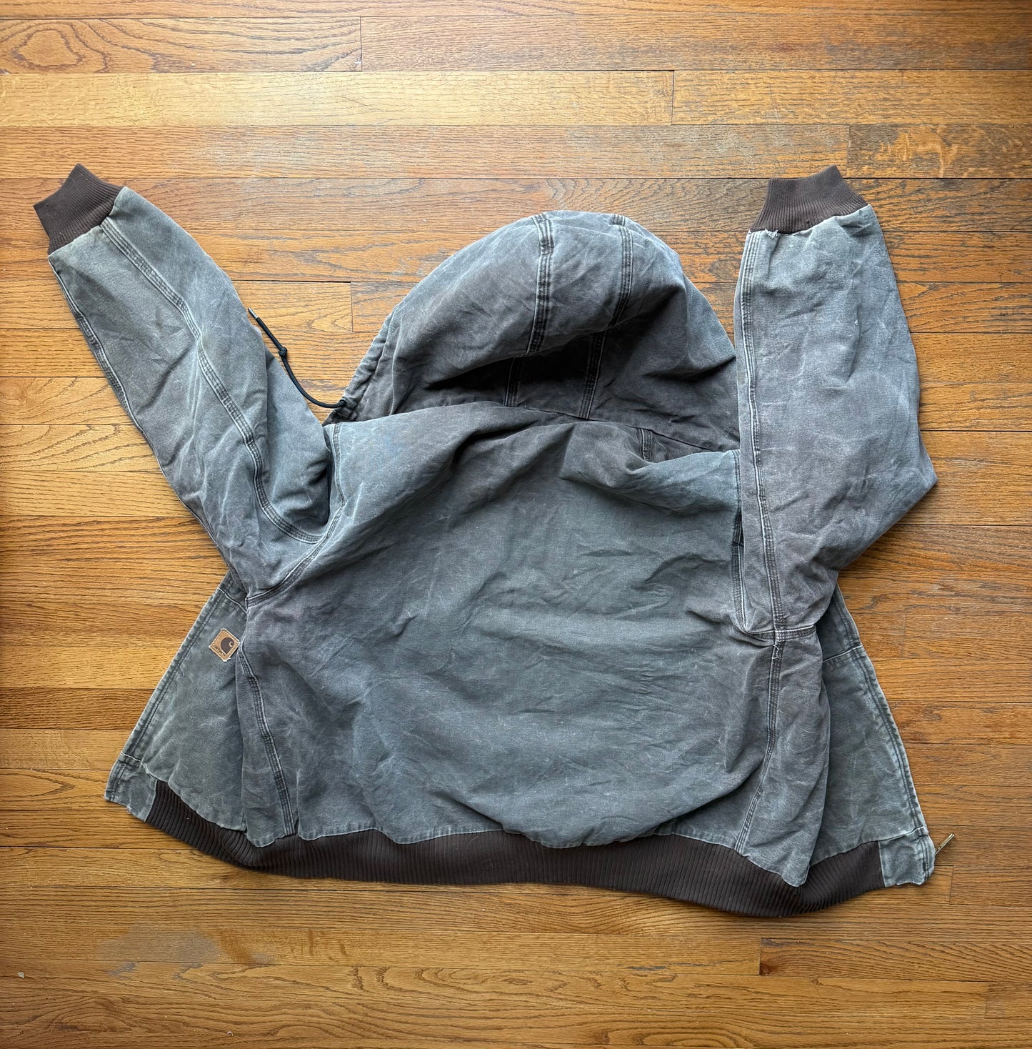 Faded Chestnut Brown Carhartt Active Jacket - Large