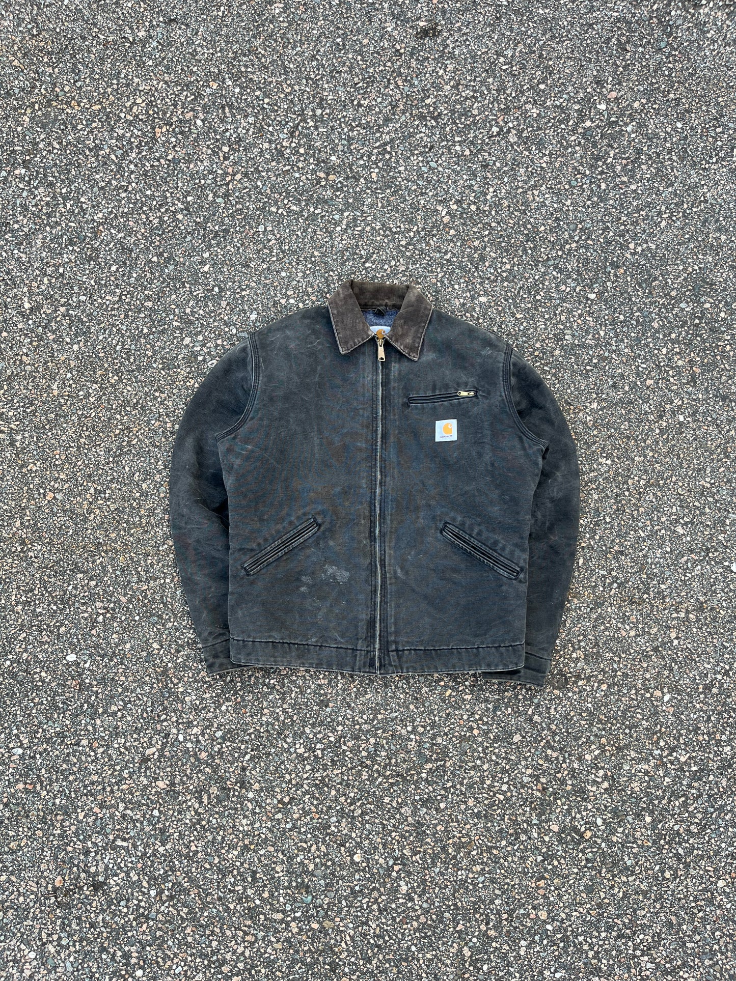 Faded Black Carhartt Detroit Jacket - Medium Tall