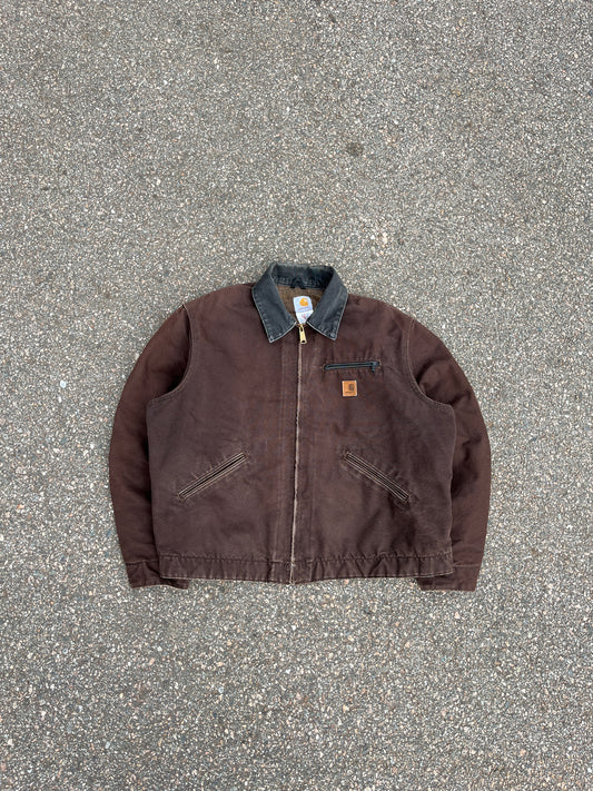 Faded Brown Carhartt Detroit Jacket - Boxy Large