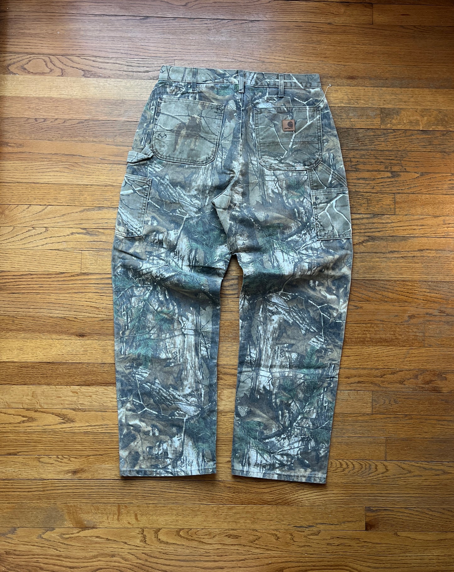 Faded Realtree Carhartt Carpenter Pants - 33 x 30.5