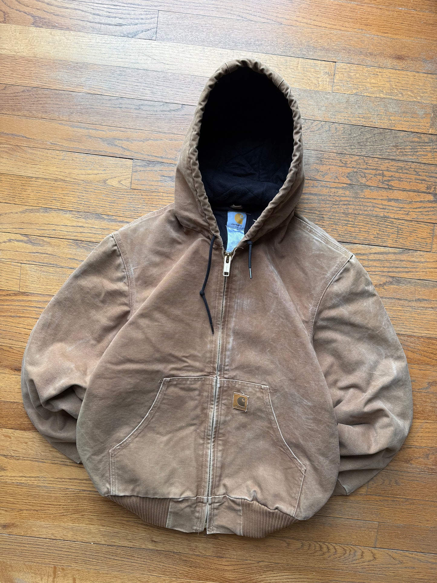 Faded Brown Carhartt Active Jacket - Small