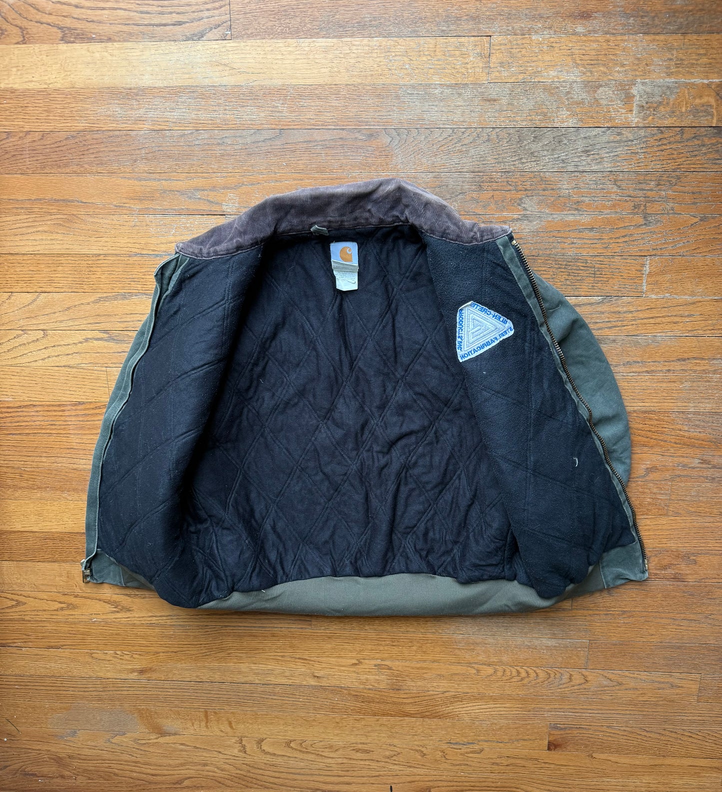 Faded Olive Green Carhartt Santa Fe Jacket - Fits M-L