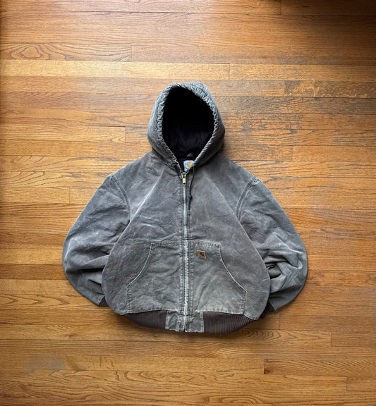 Faded Chestnut Brown Carhartt Active Jacket - Large