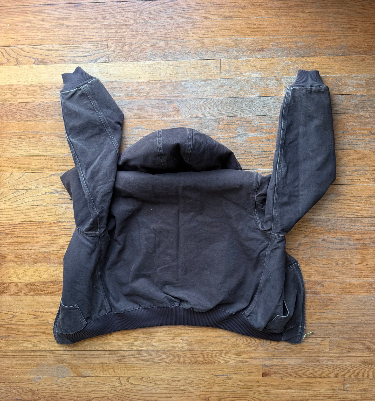 Faded Dark Brown Carhartt Active Jacket - Medium