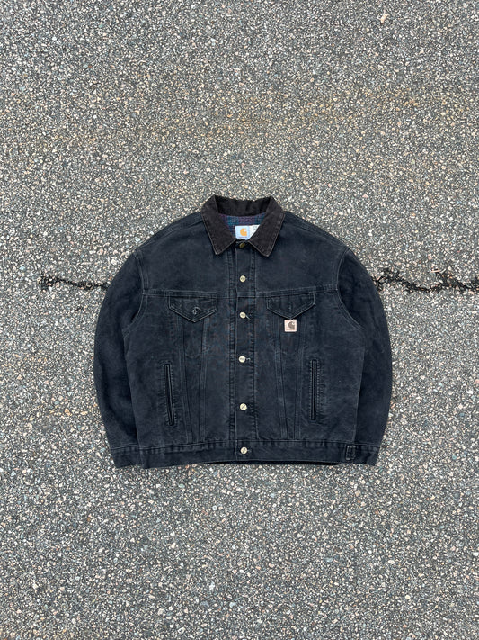 褪色玛瑙黑色 Carhartt 卡车司机夹克 - Boxy ML