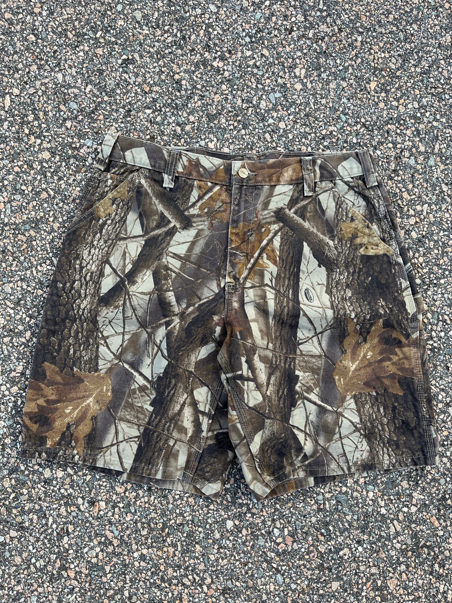 Faded Realtree Carhartt Carpenter Shorts - 34