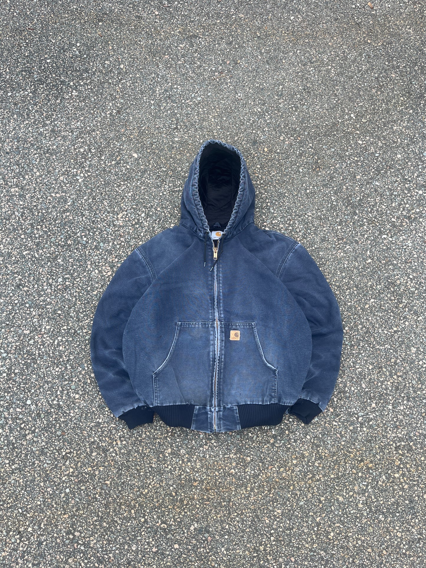 Faded Midnight Blue Carhartt Active Jacket - Boxy Large