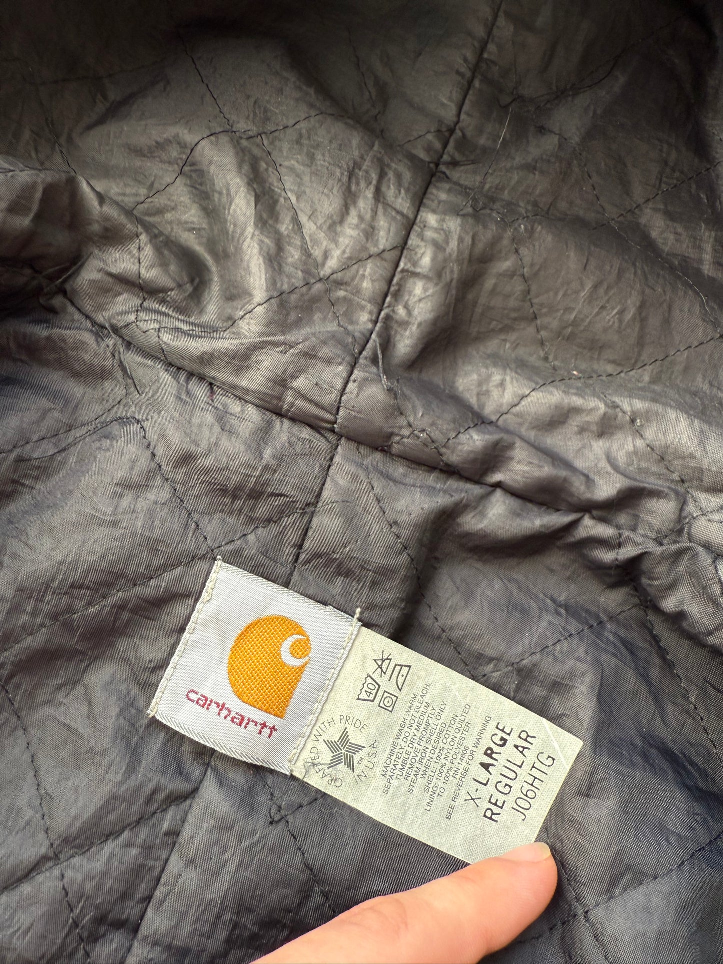 Faded Hunter Green Carhartt Active Jacket - Boxy Large