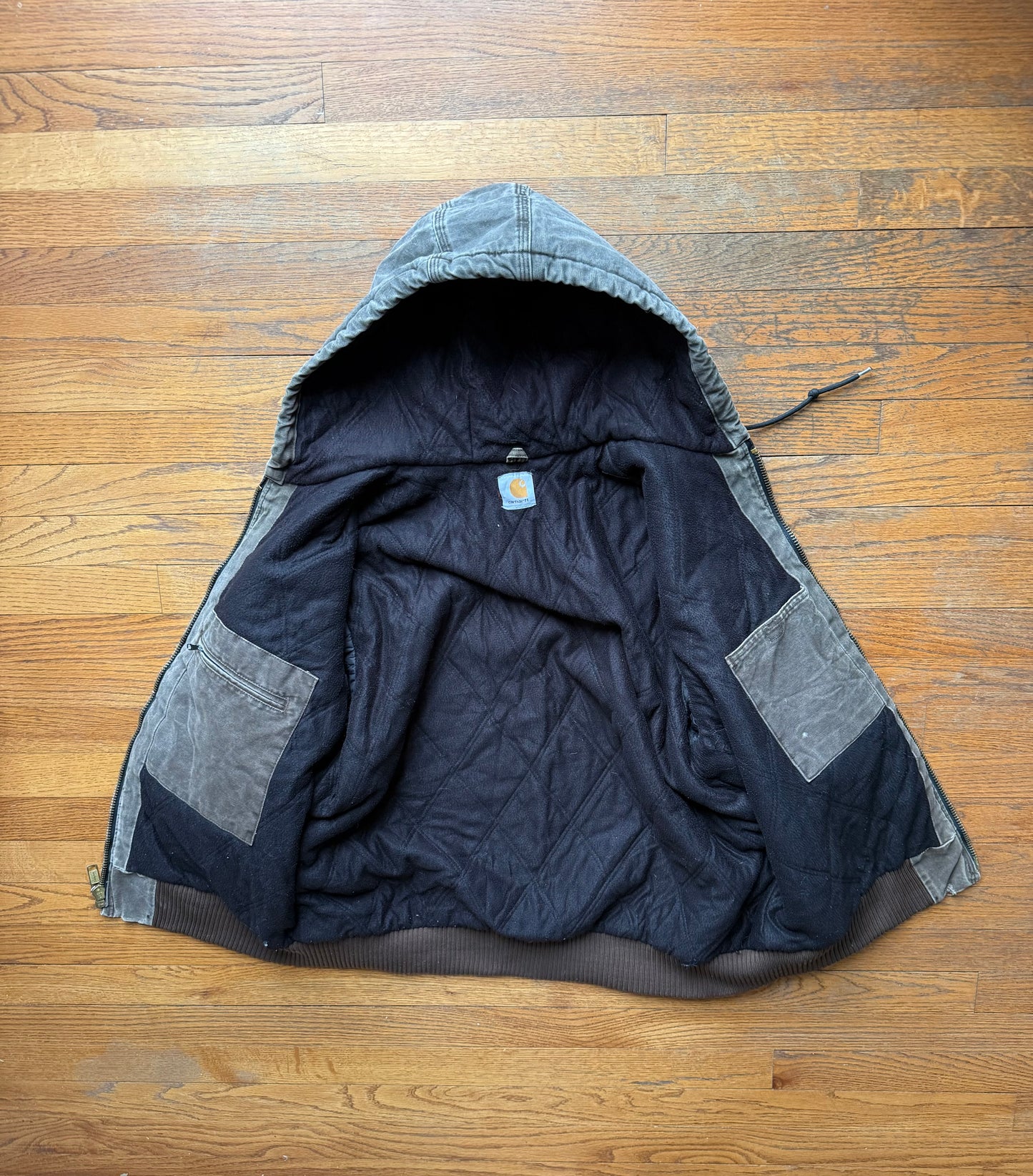 Faded Chestnut Brown Carhartt Active Jacket - Large